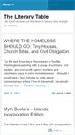 Mobile Screenshot of literarytable.com